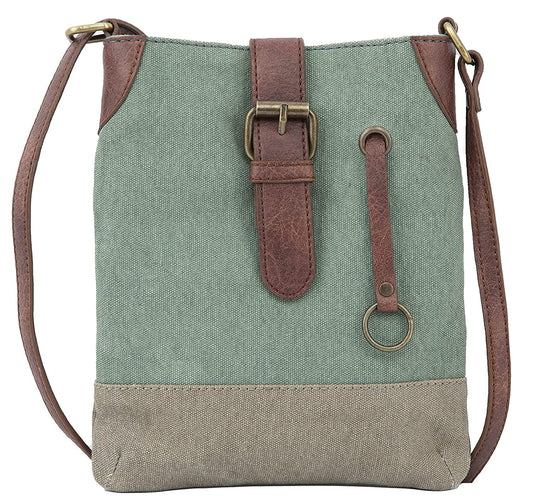 Artaflora – 100% Cotton Canvas Small Messenger Multicolor Crossbody Vintage Sling Bag with Stylish Design for Women