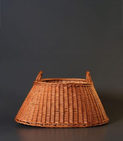 Eco-Friendly Kashmiri Willow Basket with Handles – Handwoven And Sustainable – 21″ X 11″ X11″
