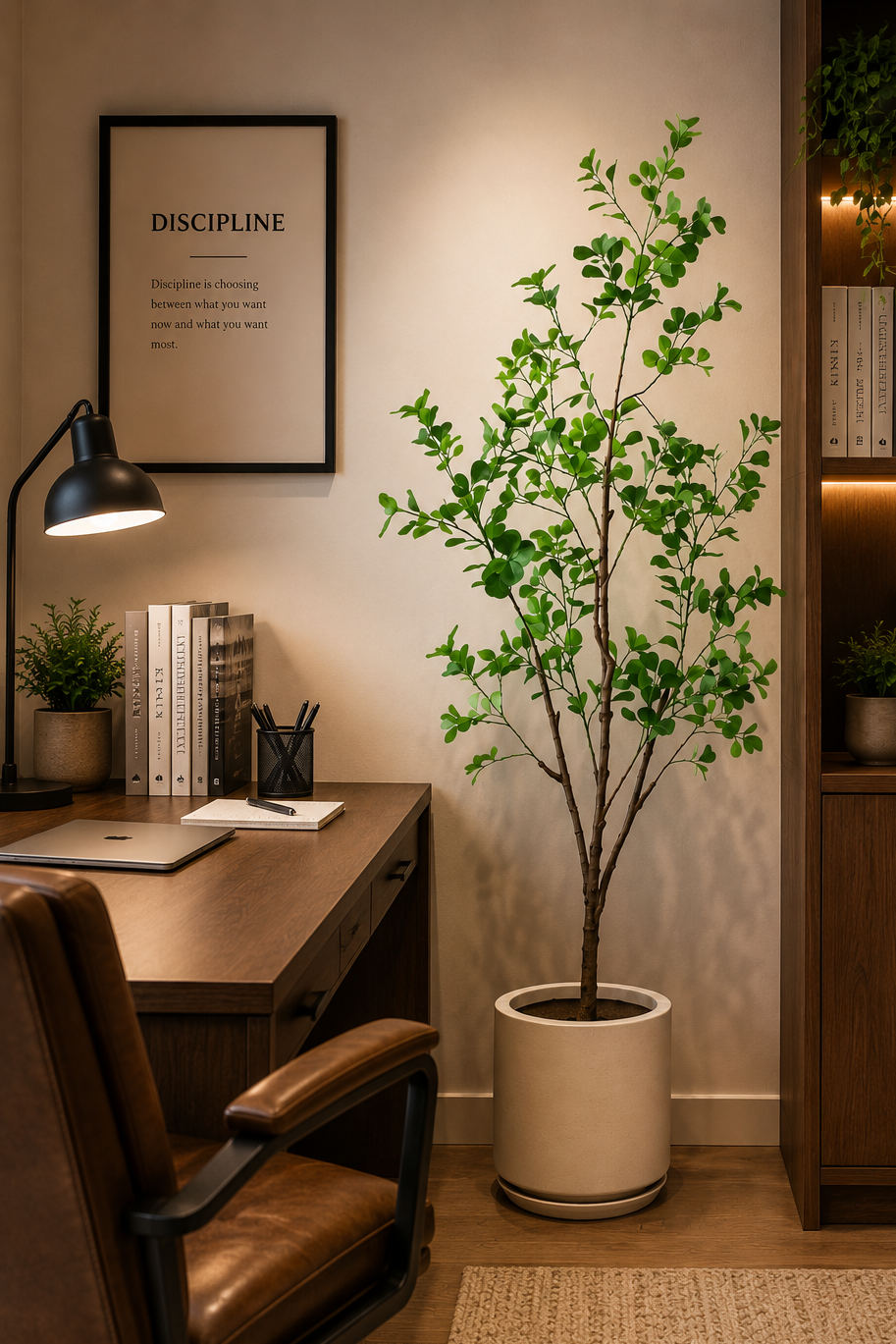 Ficus Tree Faux Plant – 63″- Lush Greenery for Home & Office