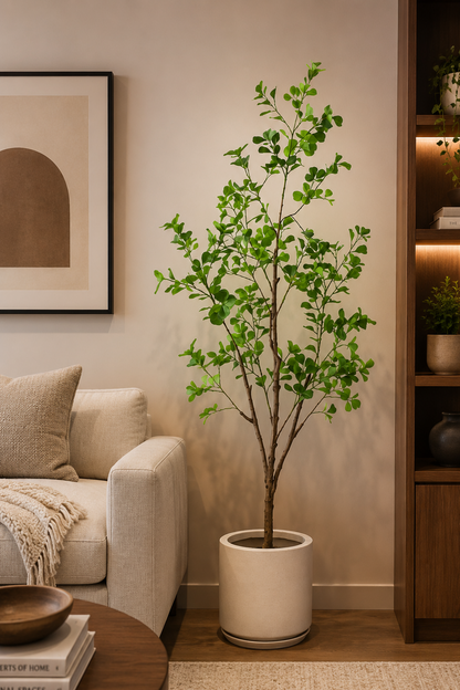 Ficus Tree Faux Plant – 63″- Lush Greenery for Home & Office