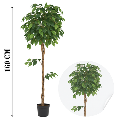 Premium Artificial Ficus Tree 62.9"