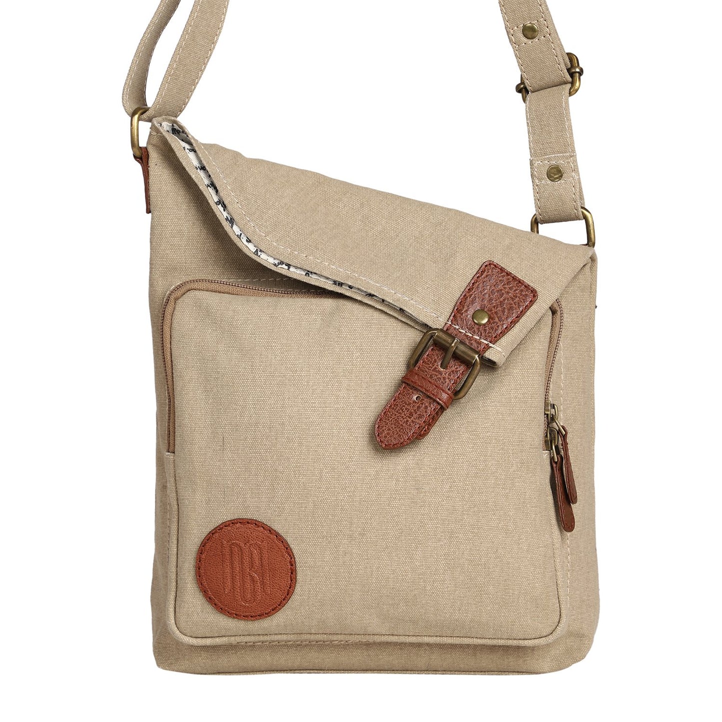 Flint Crossbody Sling bag For Men & Women – Beige