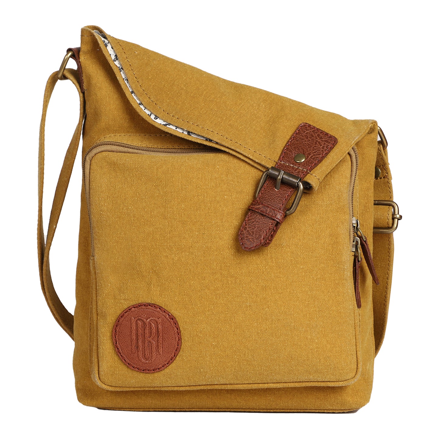 City Slicker Crossbody Sling bag For Men & Women - Mustard