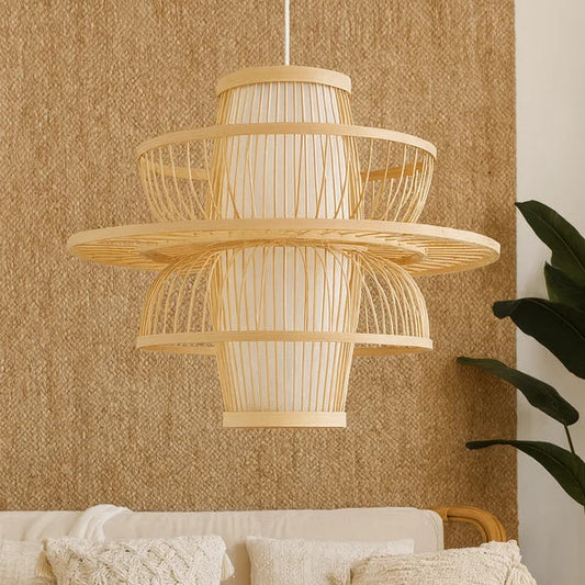 Ganesh Bamboo Rattan Hanging Light