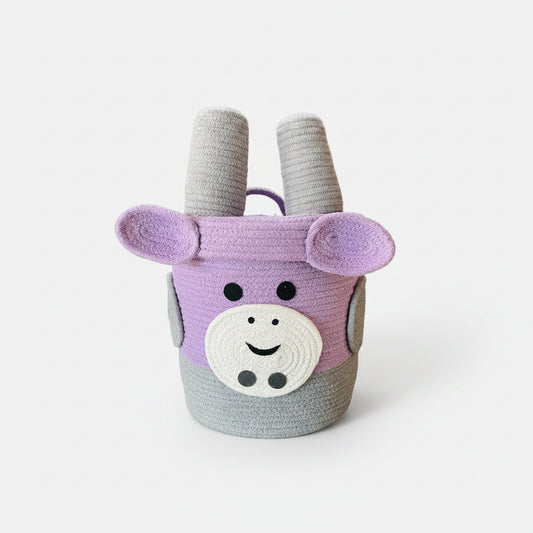 Hand-Woven Giraffe Storage Hamper