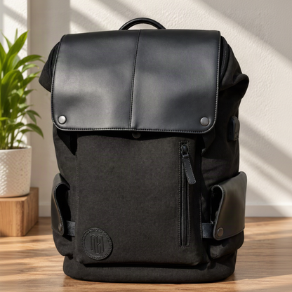 Gear Grid Backpack for Men & Women (Black)