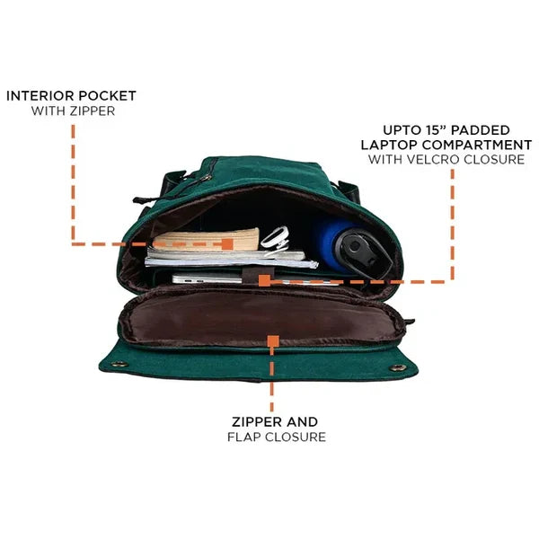 Gear Grid Backpack for Men & Women (Teal)