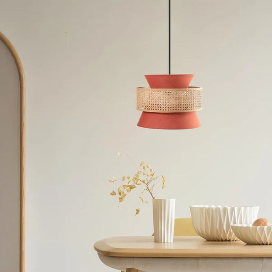 Hana Rattan Cane Hanging Light