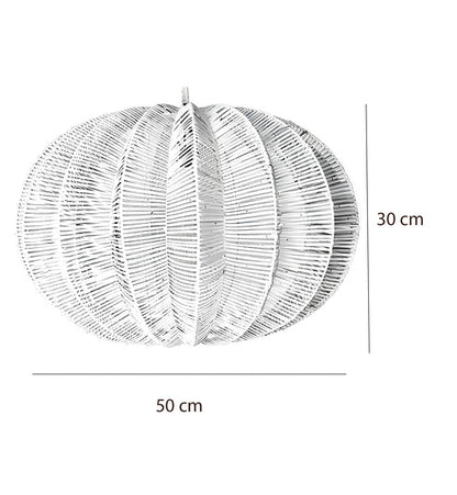 Handcrafted Bamboo Rattan Pendant Light Hem