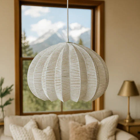 Handcrafted Bamboo Rattan Pendant Light Hem
