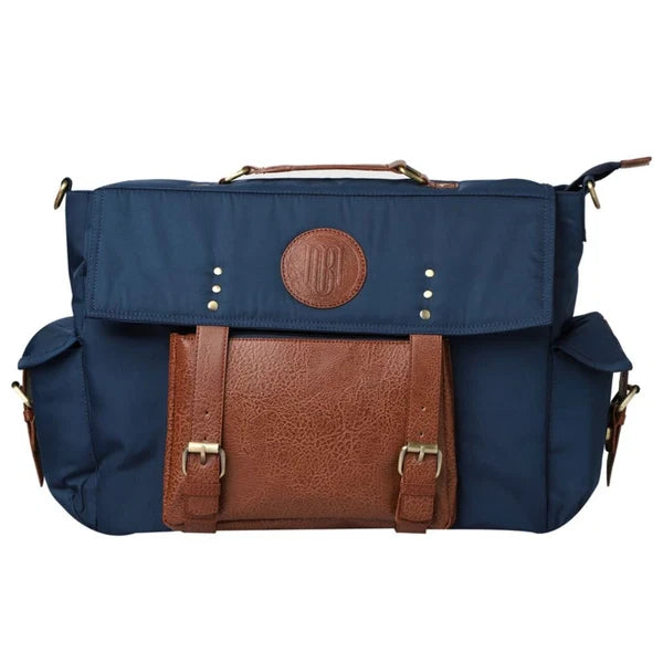 Hudson Messenger Laptop Bag for Men & Women (Navy)