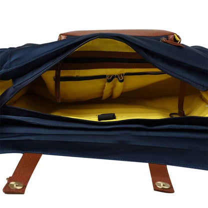 Hudson Messenger Laptop Bag for Men & Women (Navy)