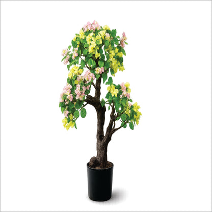 Premium Artificial Hydrangea & Bougainvillea Blossom Tree