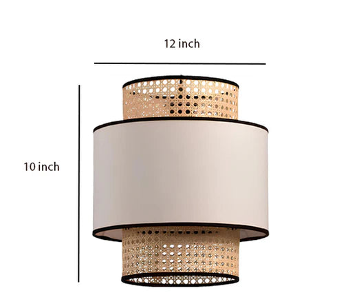 Handcrafted Cane Rattan Pendant Light Idhant