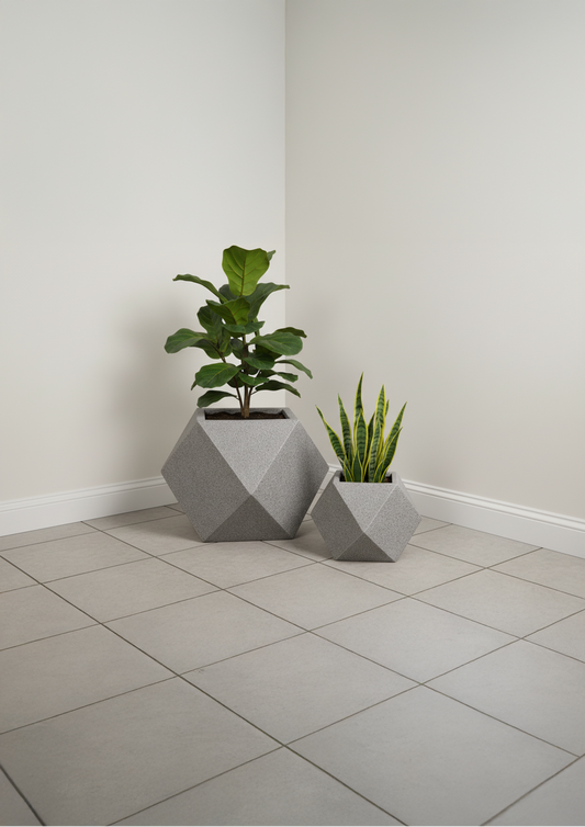 Big Diamond Fiberglass Planter