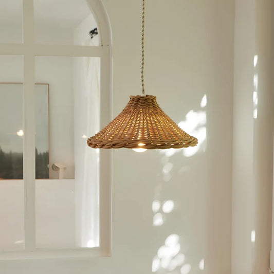 Jivan Bamboo Rattan Hanging Light