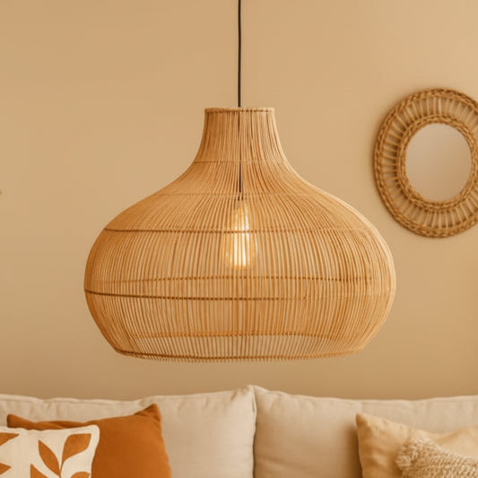 Johar Rattan Bamboo Pendant Lamp - Hanging Light