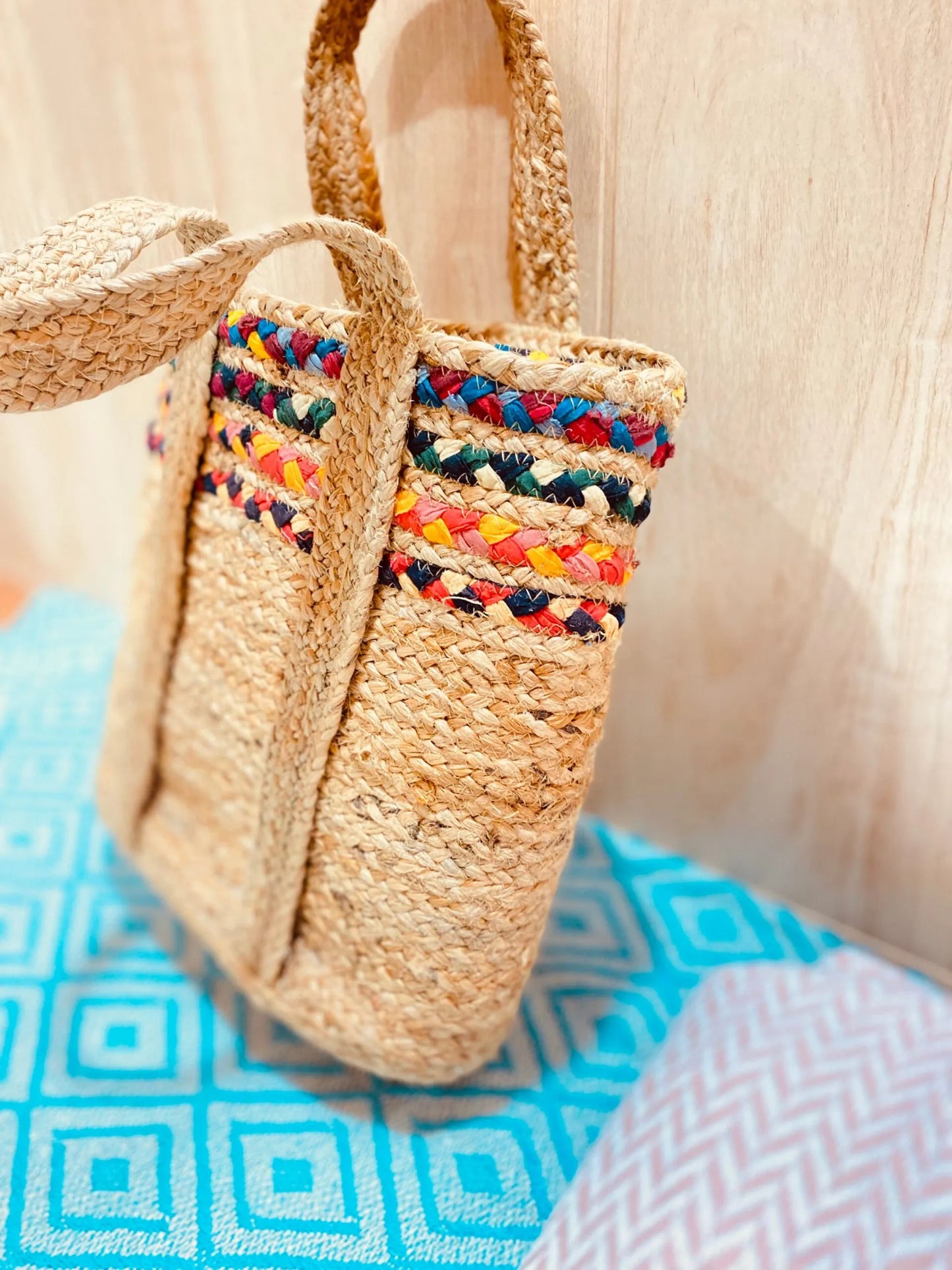 Natural Jute & Cotton Handcrafted Handbag