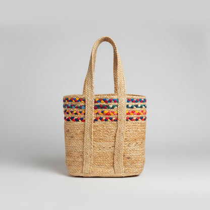 Natural Jute & Cotton Handcrafted Handbag
