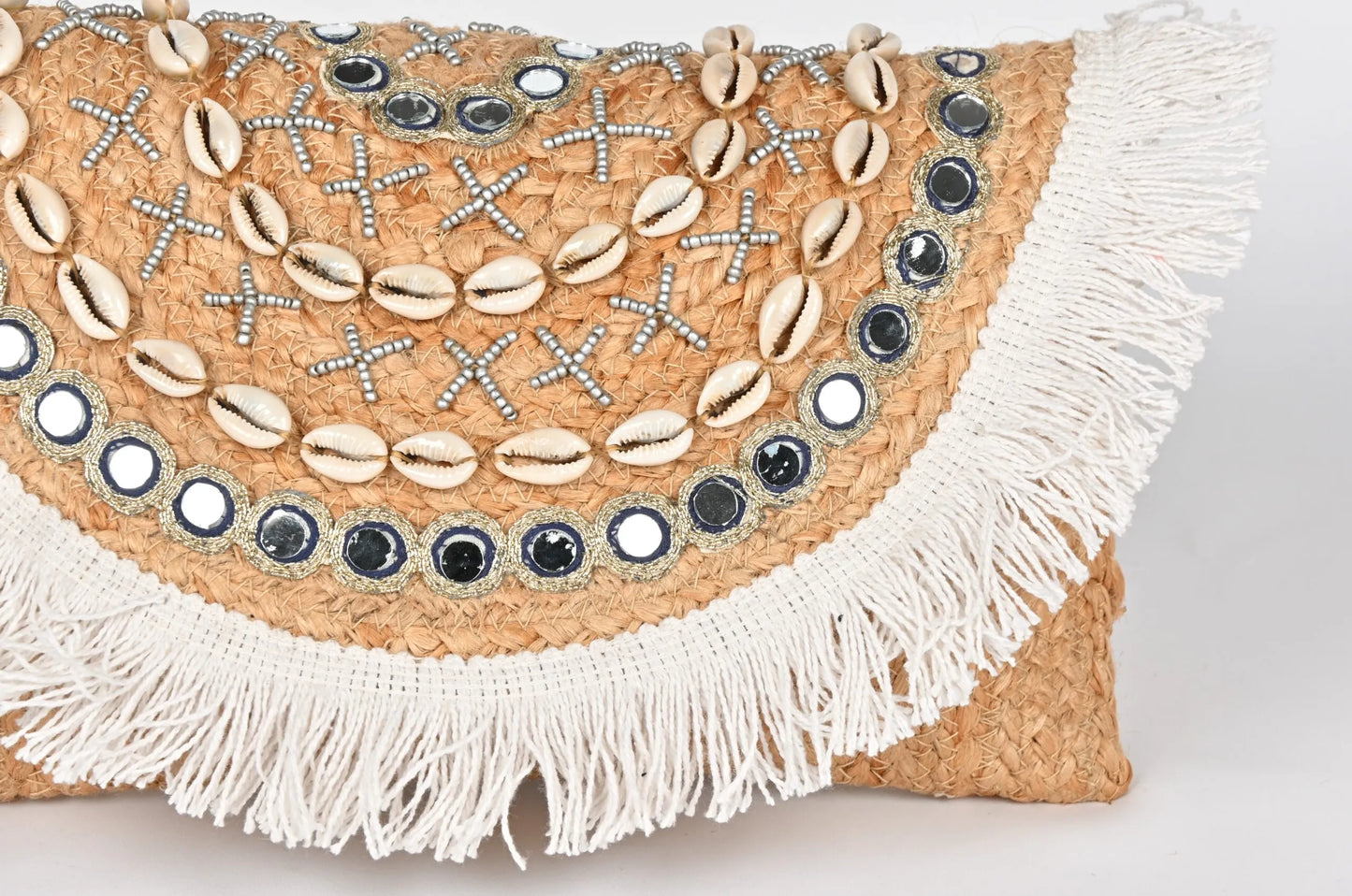 Handcrafted Jute Handbag & Clutch Purse