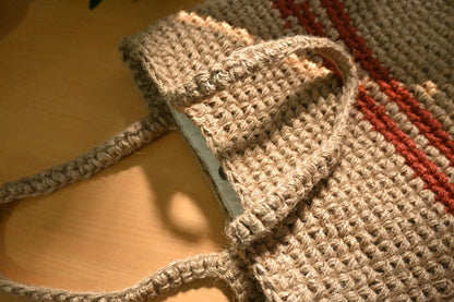 Handcrafted Jute Shoulder Tote Bag