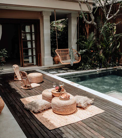 Kaia Handcrafted Bamboo & Rattan Swing Chair