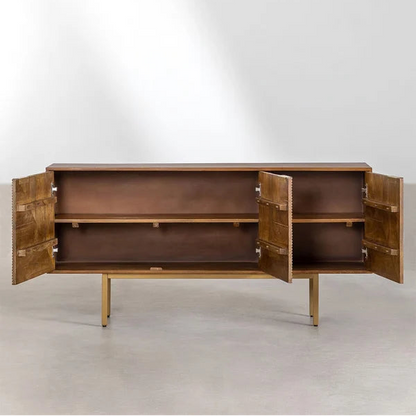 Kai Handmade Mango Wood Sideboard for Living Room