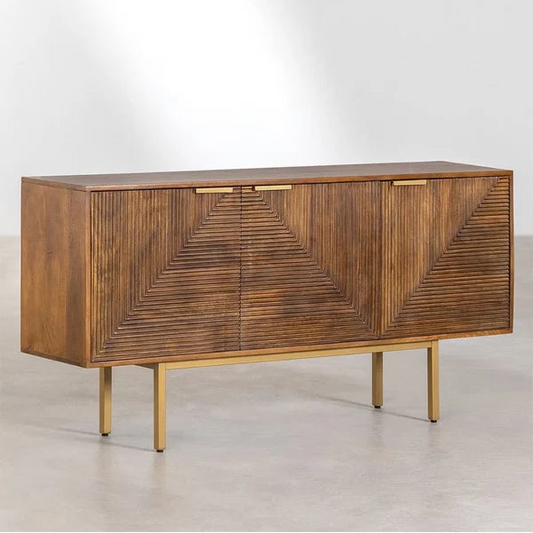 Kai Handmade Mango Wood Sideboard for Living Room