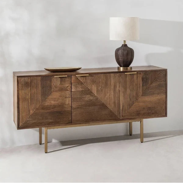 Kai Handmade Mango Wood Sideboard for Living Room