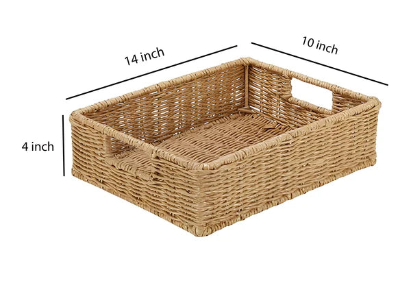Priya Handwoven Kauna Grass Storage Basket Set of 2