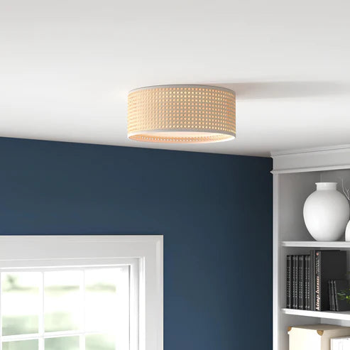 Handcrafted Wicker Rattan Ceiling Light Kilash