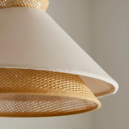 Handcrafted Wicker Rattan Pendant Light Kripala