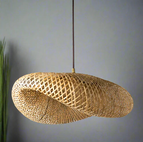 Handcrafted Bamboo Rattan Pendant Light Krisha