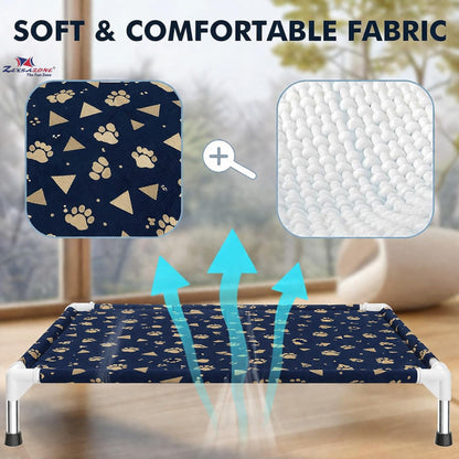 Premium Elevated Pet Bed | Heavy-Duty Raised Dog & Cat Cot 70cm