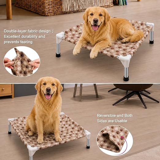 Premium Elevated Pet Bed | Heavy-Duty Raised Dog & Cat Cot 70cm