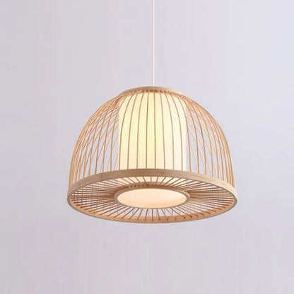 Handcrafted Wicker Rattan Pendant Light Ley