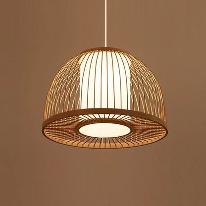 Handcrafted Wicker Rattan Pendant Light Ley