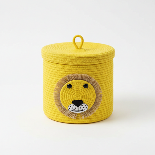 Lion Face Kids Storage Basket