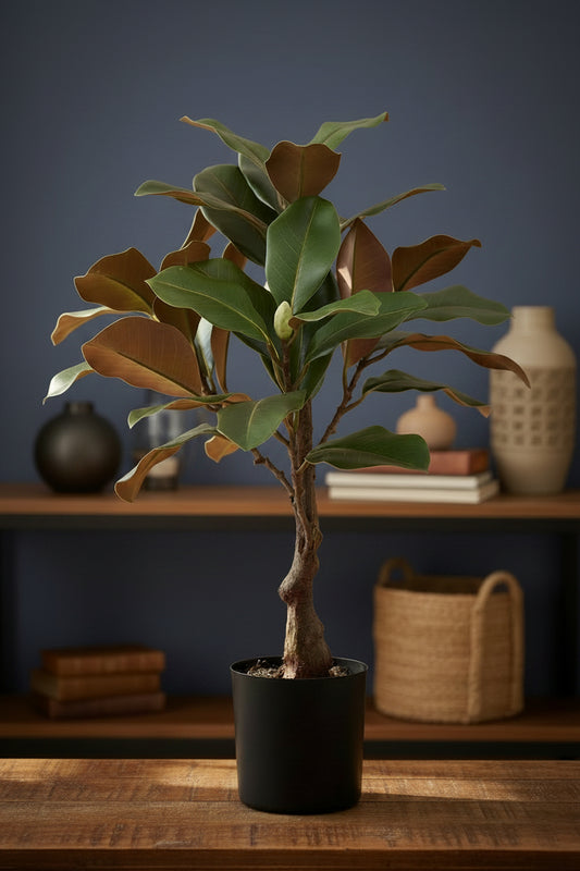 Premium Artificial Magnolia Tree with Buds 24"