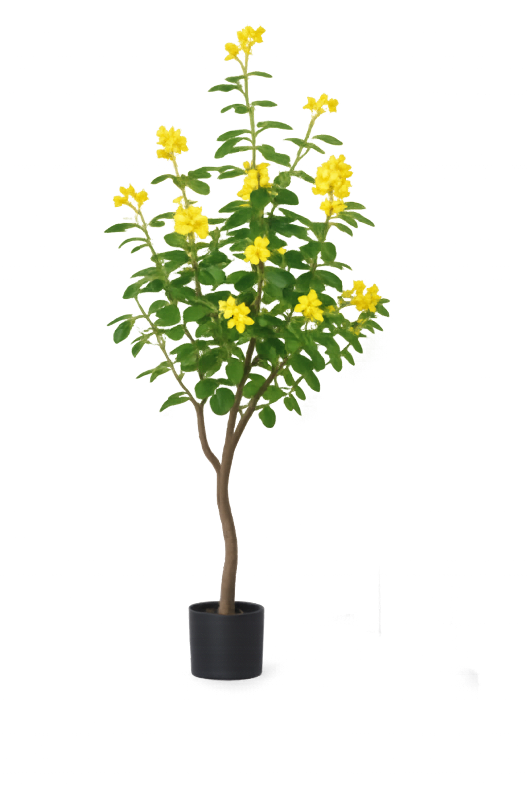 Premium Artificial Yellow Flowering Tree 59"