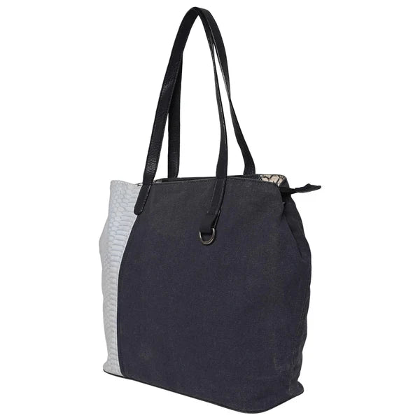 Mischa Handbag: Denim