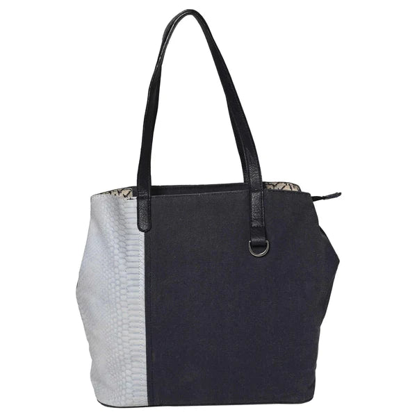 Mischa Handbag: Denim