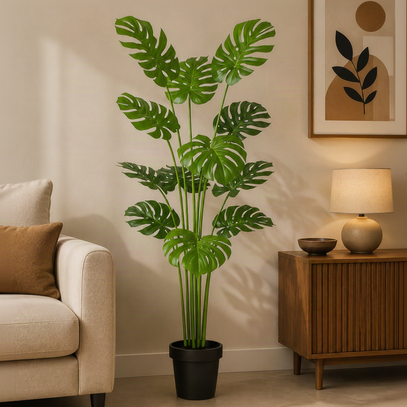 Premium Artificial Monstera Deliciosa Tree 63"
