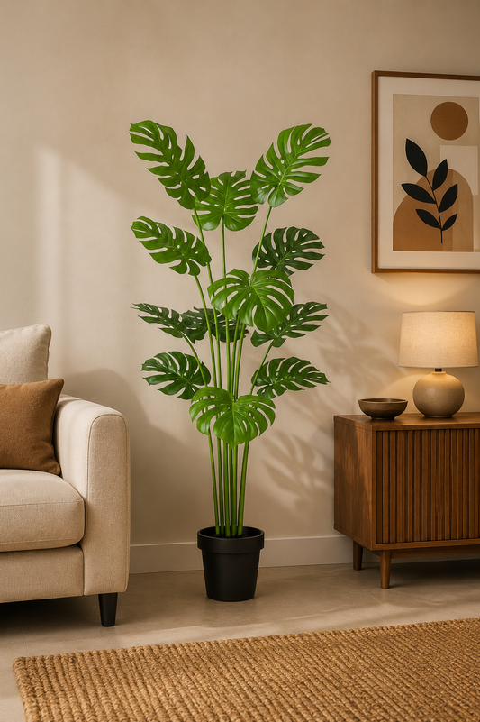 Premium Artificial Monstera Deliciosa Tree 63"