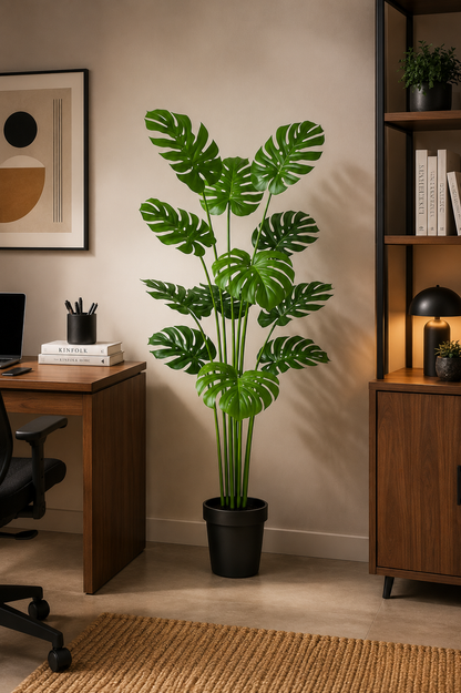 Premium Artificial Monstera Deliciosa Tree 63"