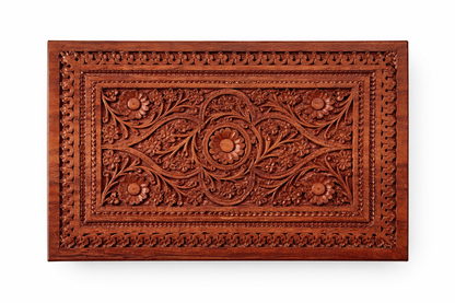 Premium Mughal Hand-Carved Sheesham Wood Box
