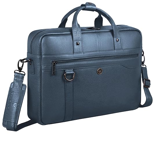 Wildhorn Premium Genuine Leather Executive Office Bag | Luxury Business Briefcase