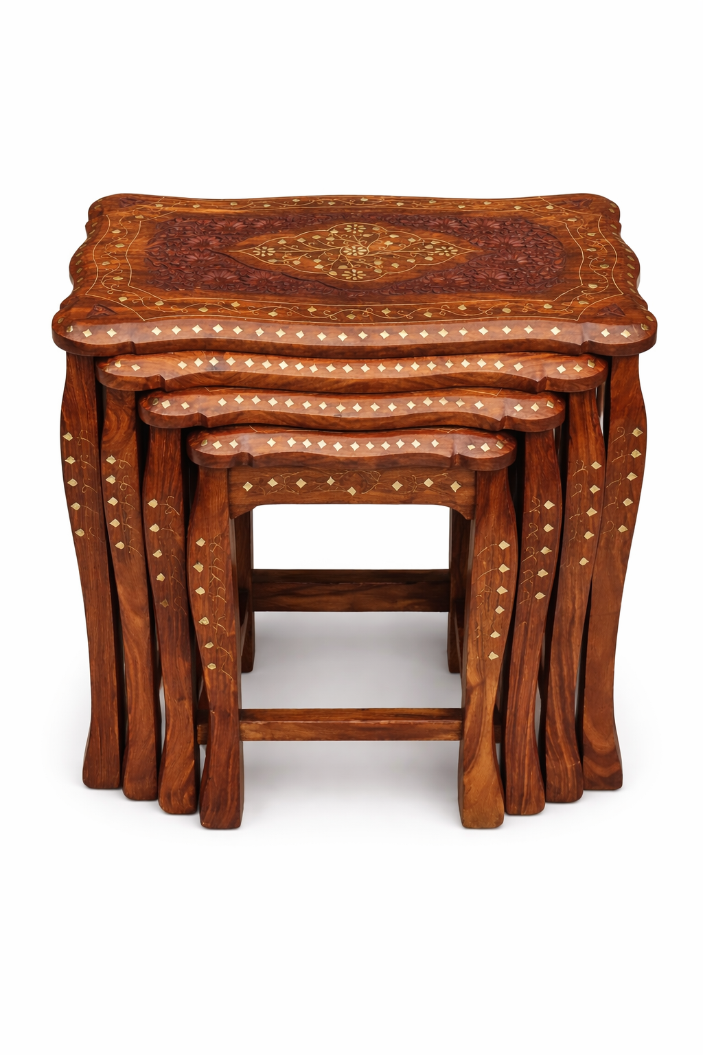 Premium Sheesham Wood Nesting Tables