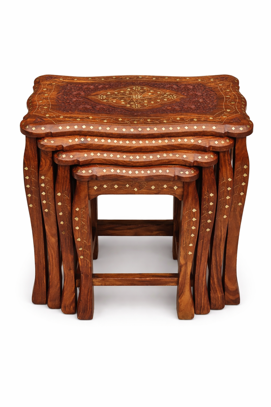 Premium Sheesham Wood Nesting Tables