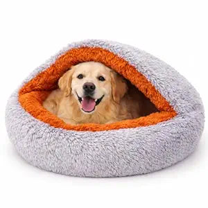 Zexsazone Premium Hooded Nesting Pet Bed | 65cm